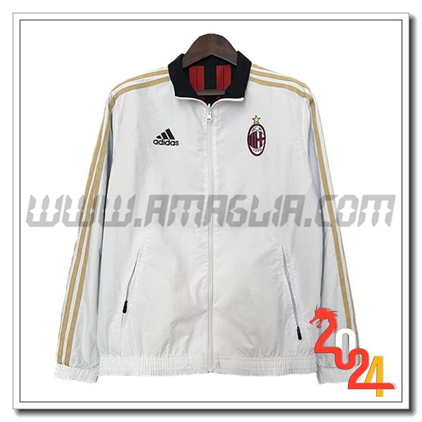Giacca A Vento AC Milan Bianco/Bianco 2024 2025