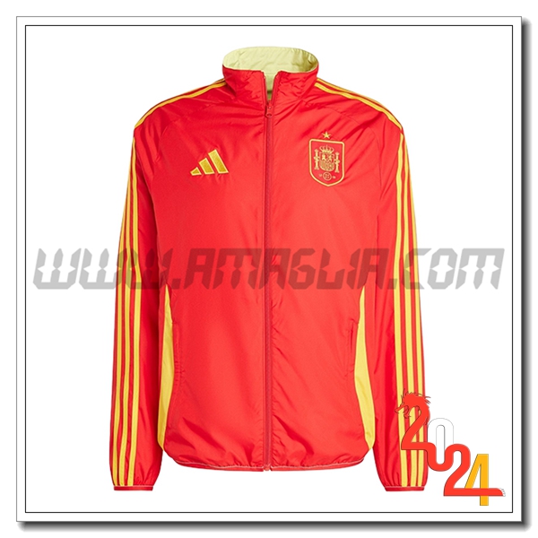 Giacca A Vento Spagna Rosso/Giallo 2024 2025