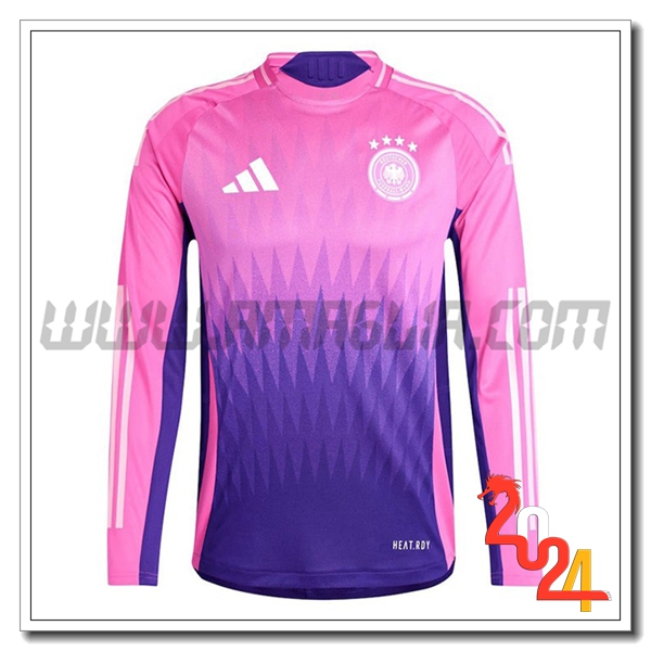 Seconda Maglia Squadra Germania Maniche lunghe 2024 2025