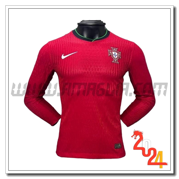 Prima Maglia Squadra Portogallo Maniche lunghe 2024 2025