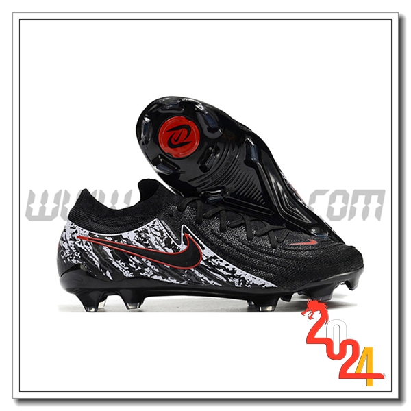 Nike Scarpe Da Calcio Phantom Luna Elite NU FG Nero/Bianco/Rosso