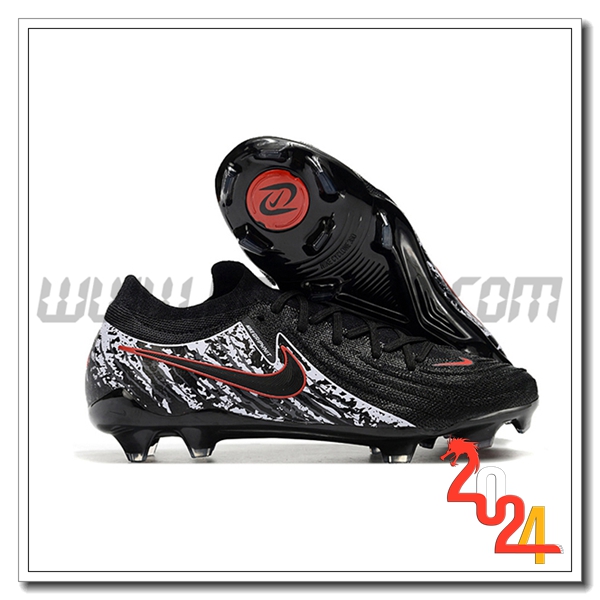 Nike Scarpe Da Calcio Phantom Luna Elite NU FG Nero/Bianco/Rosso -02