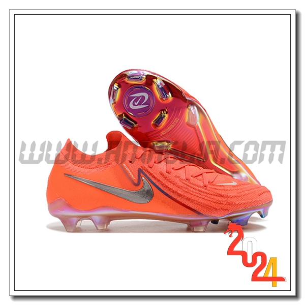 Nike Scarpe Da Calcio Phantom Luna Elite NU FG Arancia -02