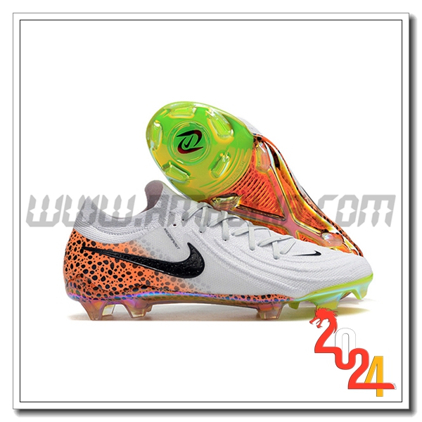 Nike Scarpe Da Calcio Phantom Luna Elite NU FG Bianco/Arancia/Nero