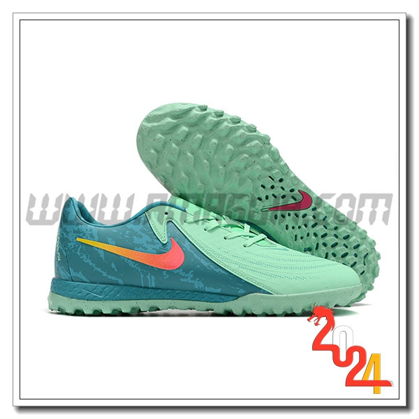 Nike Scarpe Da Calcio Phantom GX II ACAD LV8 TF Verde/Blu