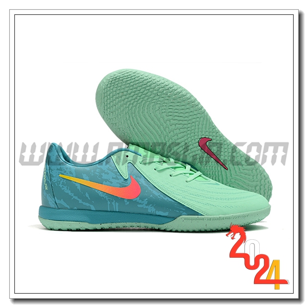 Nike Scarpe Da Calcio Phantom GX II ACAD LV8 IC Verde/Blu