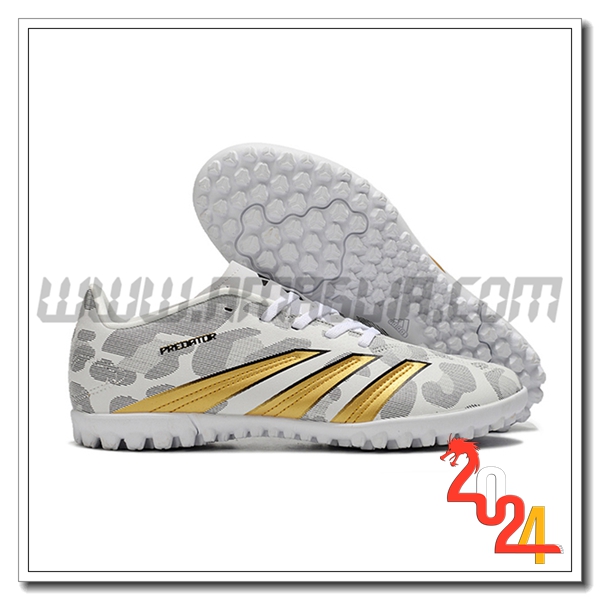 Adidas Scarpe Da Calcio Predator Club TF Bianco/Grigio/Giallo