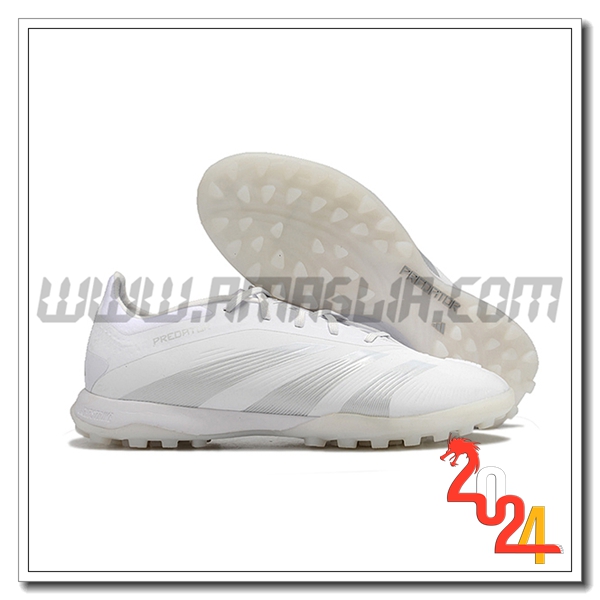 Adidas Scarpe Da Calcio PREDATOR 24 ELITE TF BOOTS Bianco/Grigio