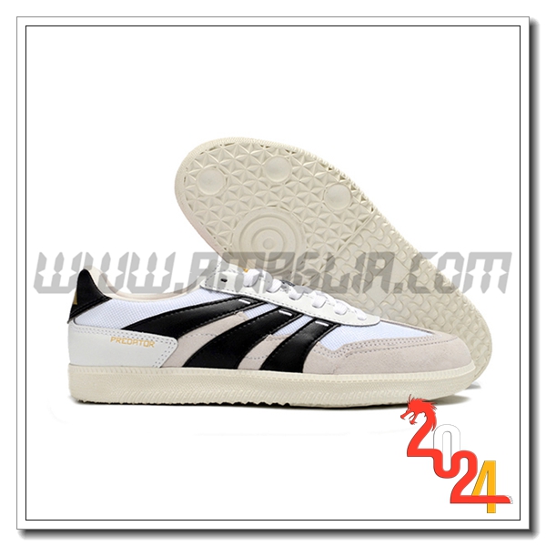 Adidas Scarpe Da Calcio PREDATOR 24 LEAGUE LOW BOOTS Bianco/Grigio/Nero