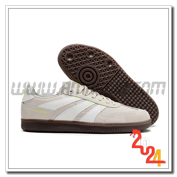 Adidas Scarpe Da Calcio PREDATOR 24 LEAGUE LOW BOOTS Bianco/Grigio