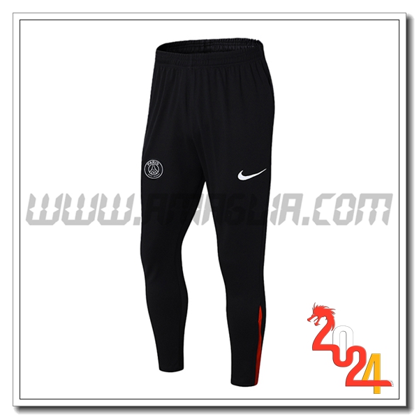 Pantaloni Da Allenamento PSG Nero/Rosso 2024 2025