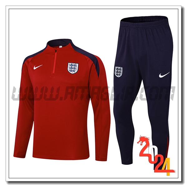 Tuta Allenamento Inghilterra Rosso/Blu 2024 2025
