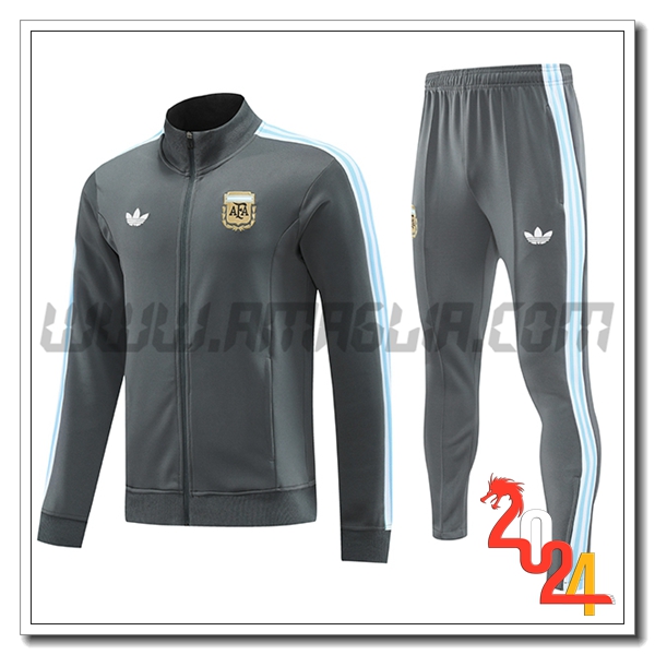 Tuta Allenamento Giacca Argentina Grigio 2024 2025
