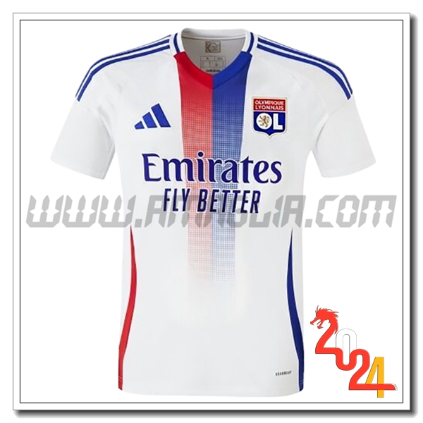 Lyon OL Prima Nuovo Maglia Calcio 2024 2025