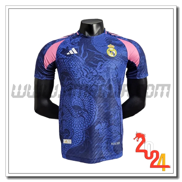 Maglia Calcio Real Madrid Edizione speciale 2024 2025 Blu marino