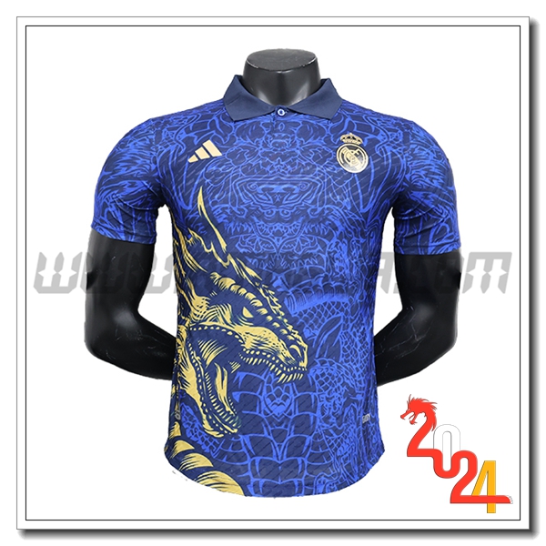 Maglia Calcio Real Madrid Edizione speciale 2024 2025 Blu