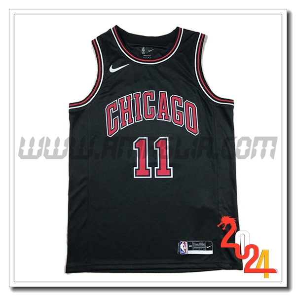 Maglia Chicago Bulls (DEROZAN #11) 2024/25 Nero/Rosso -02