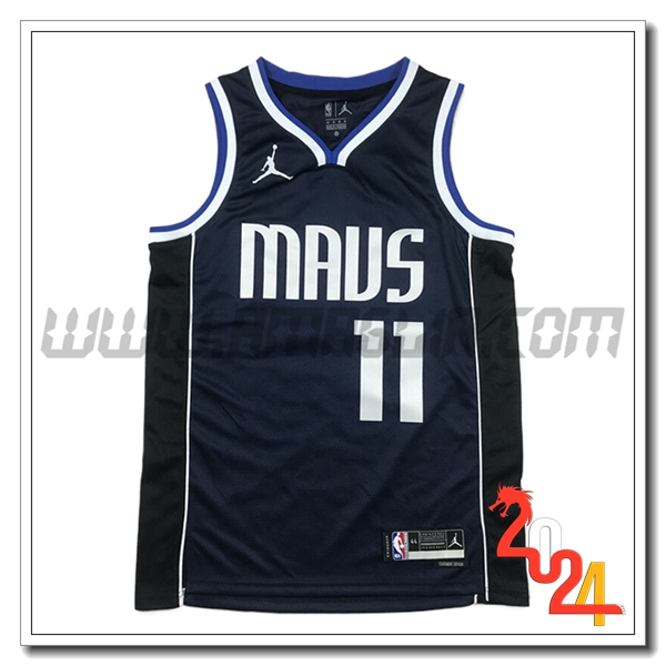 Maglia Dallas Mavericks (IRVING #11) 2024/25 Blu Scuro -02