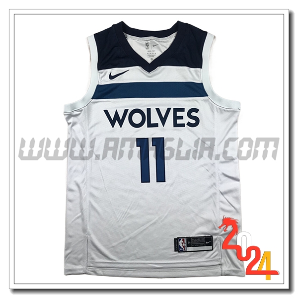 Maglia Minnesota Timberwolves (REID #11) 2024/25 Bianco/Blu -03