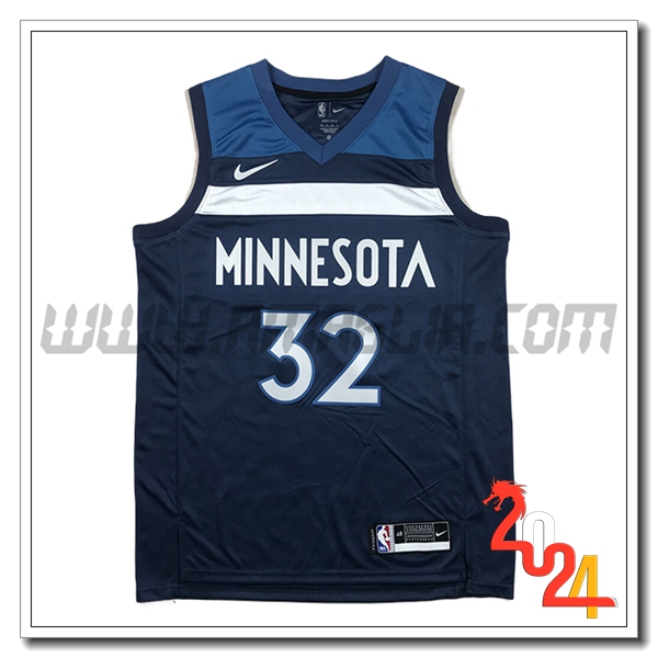 Maglia Minnesota Timberwolves (TOWNS #32) 2024/25 Blu/Bianco