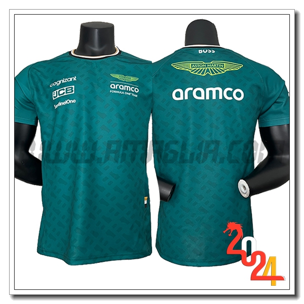 Maglietta F1 Aston Martin Team Verde 2024