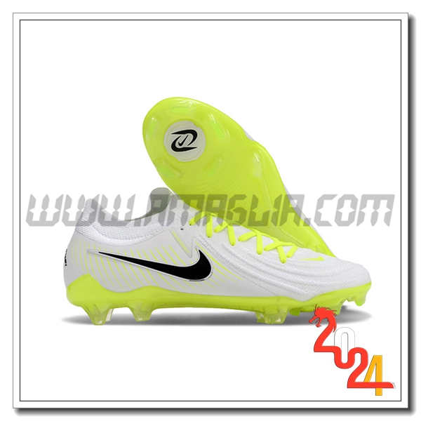Nike Scarpe Da Calcio Phantom Luna Elite NU FG Bianco/Nero/Verde -02
