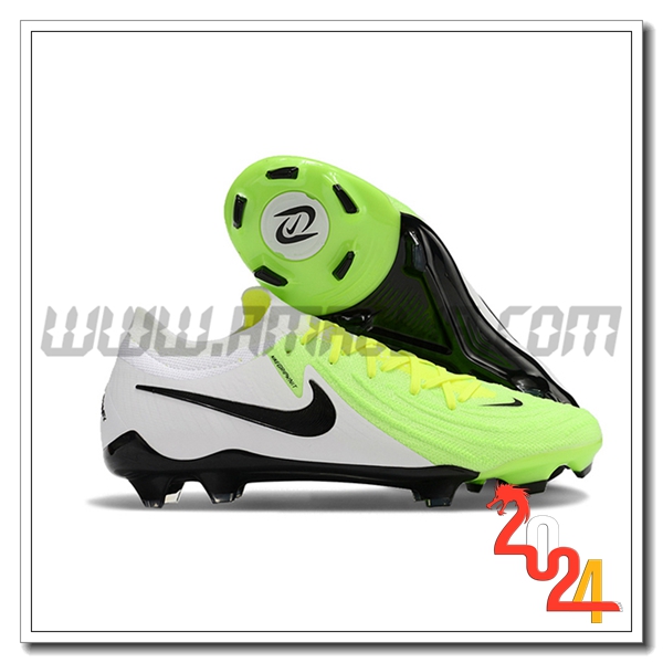 Nike Scarpe Da Calcio Phantom Luna Elite NU FG Bianco/Nero/Verde -03