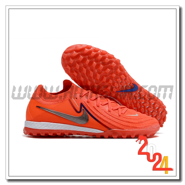 Nike Scarpe Da Calcio Phantom GX II Elite TF Arancia/Grigio
