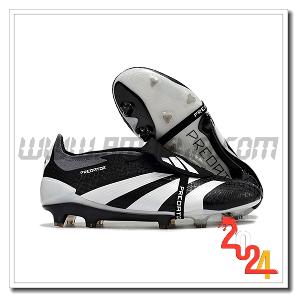 Adidas Scarpe Da Calcio Predator Elite Tongue FG Bianco/Nero