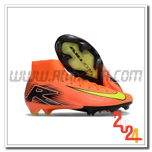 Nike Scarpe Da Calcio Air Zoom Mercurial Superfly IIX Elite FG Arancia/Nero/Verde