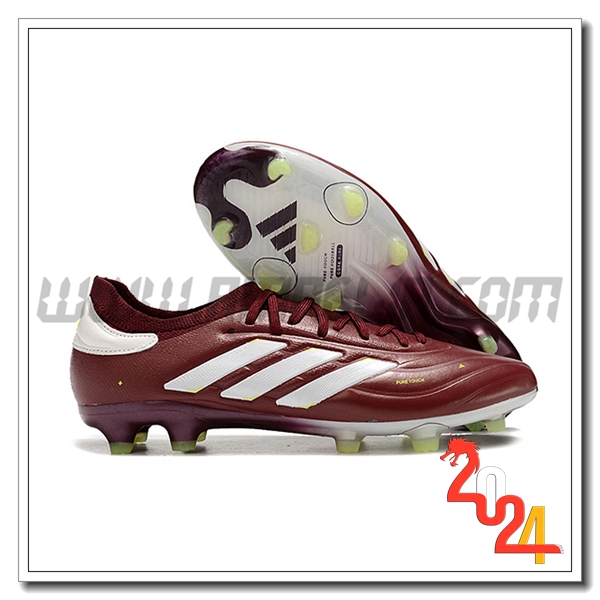Copa Scarpe Da Calcio PURE II+ FG BOOTS Vino rosso
