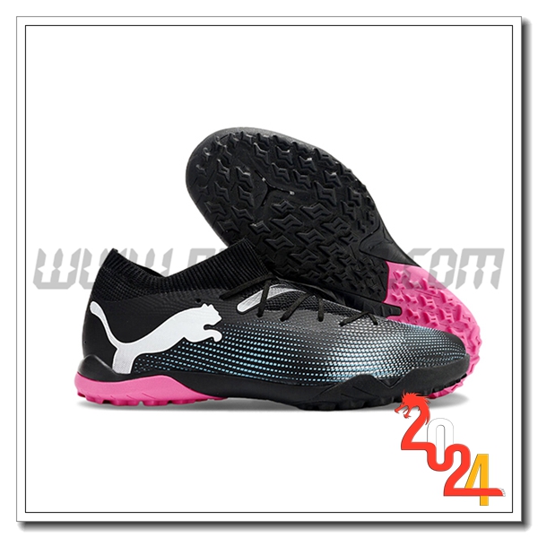 PUMA Scarpe Da Calcio FUTURE 7 ULTIMATE TF Nero/Bianco/Rosa