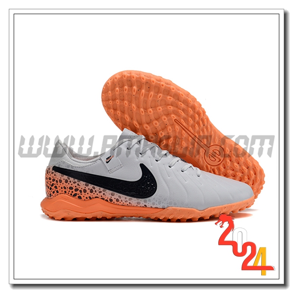 Nike Scarpe Da Calcio Tiempo Legend X Academy TF Grigio/Nero/Arancia