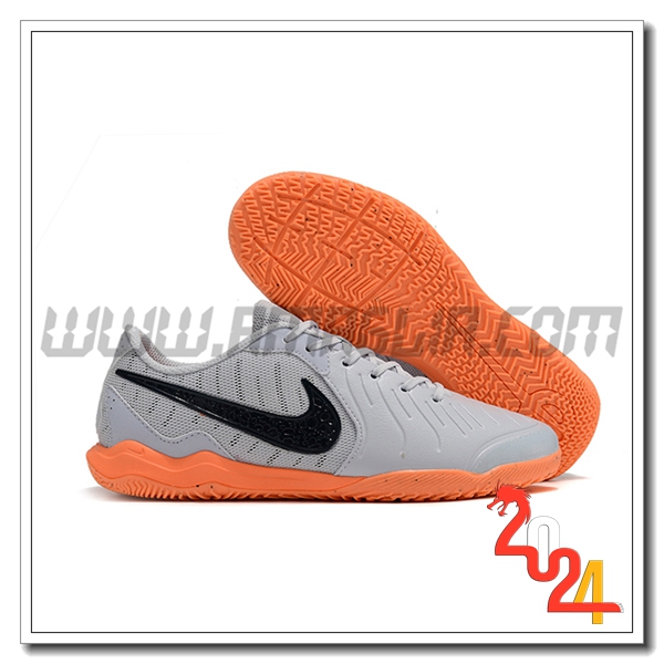 Nike Scarpe Da Calcio Legend 10 Academy IC Grigio/Nero/Arancia