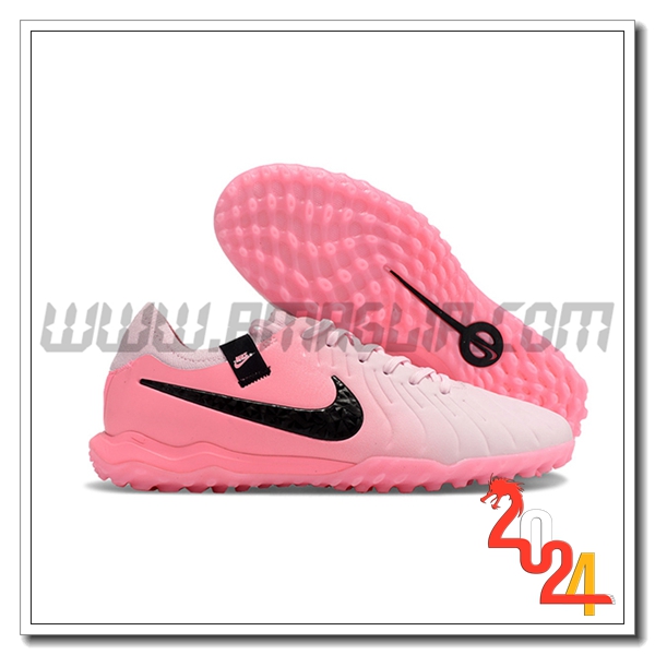 Nike Scarpe Da Calcio Tiempo Legend X PRO TF Nero/Rosa