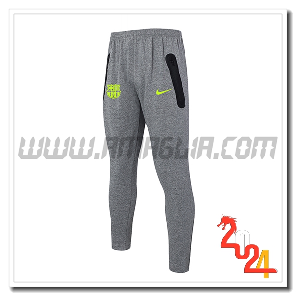 Pantaloni Da Allenamento FC Barcellona Grigio 2024 2025 -02