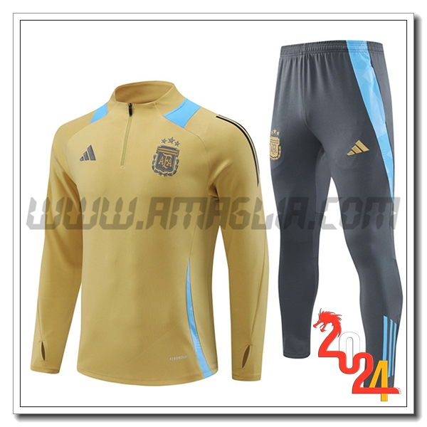 Tuta Allenamento Argentina Giallo/Blu 2024 2025