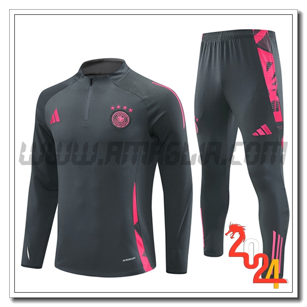 Tuta Allenamento Germania Grigio/Rosa 2024 2025
