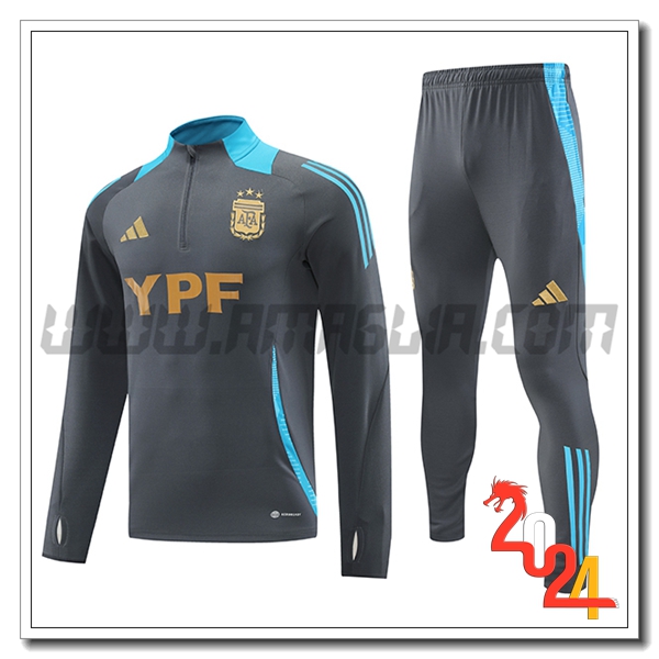 Tuta Allenamento Argentina Grigio/Blu 2024 2025