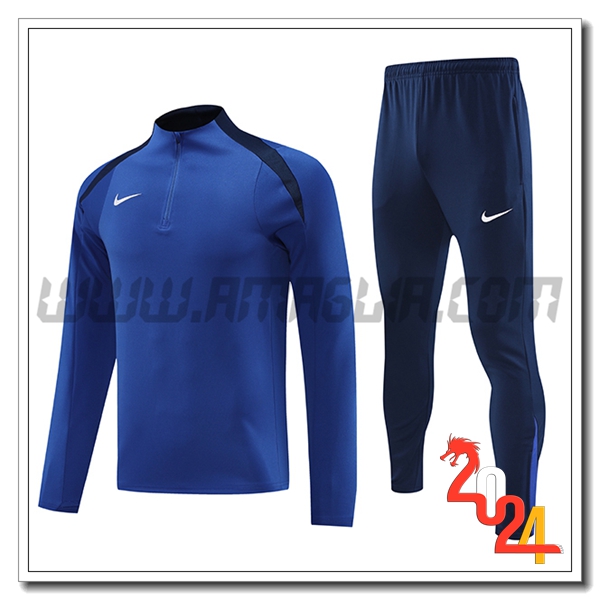 Tuta Allenamento Nike Blu Reale 2024 2025