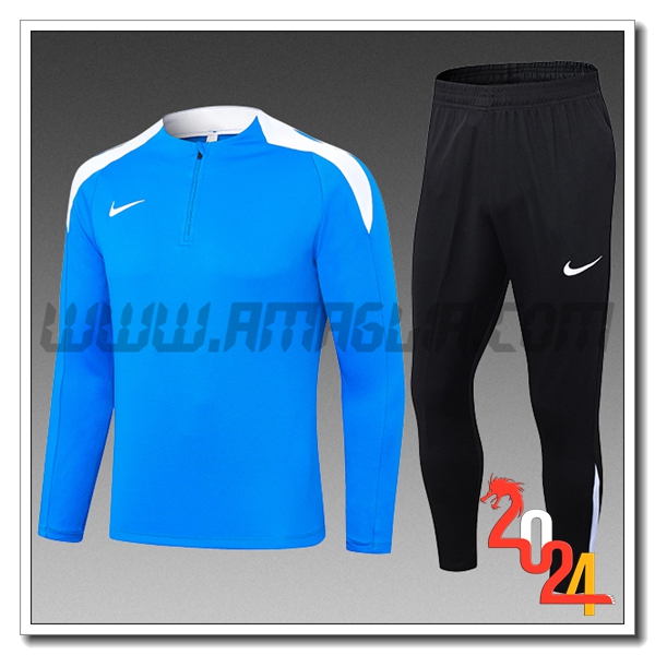 Tuta Allenamento Nike Bambino Blu 2024 2025