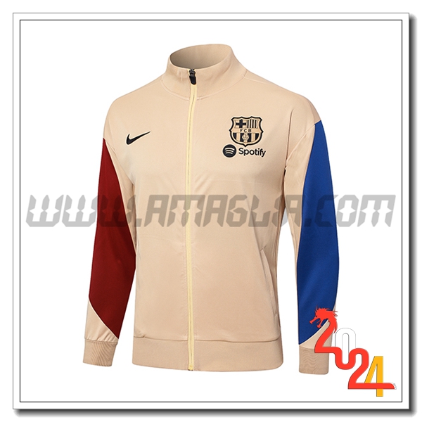Giacca Calcio FC Barcellona Giallo/Blu/Rosso 2024 2025