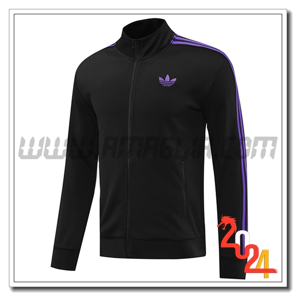 Giacca Calcio Adidas Nero/viola 2024 2025