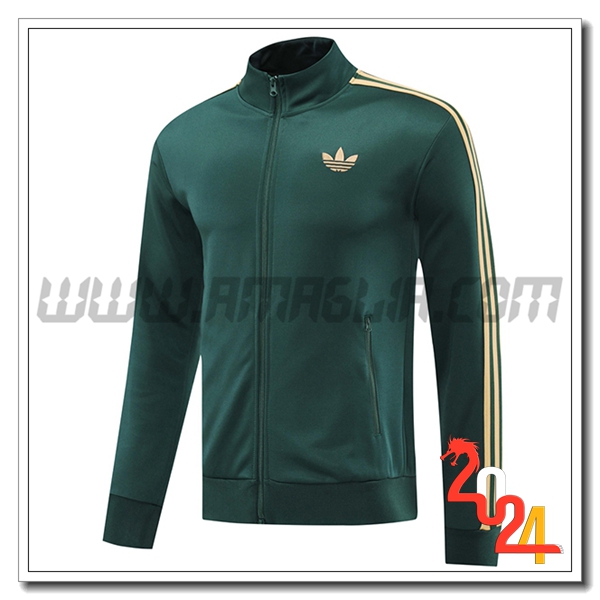 Giacca Calcio Adidas Verde/Giallo 2024 2025