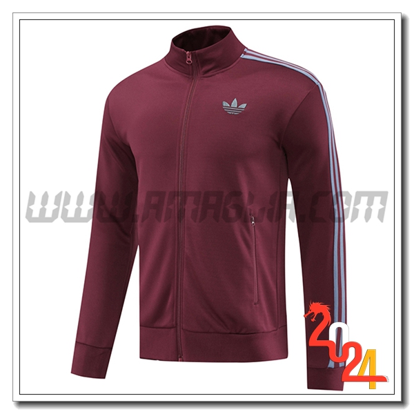 Giacca Calcio Adidas Rosso 2024 2025