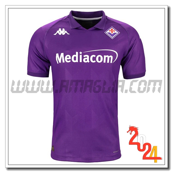 ACF Fiorentina Prima Nuovo Maglia Calcio 2024 2025