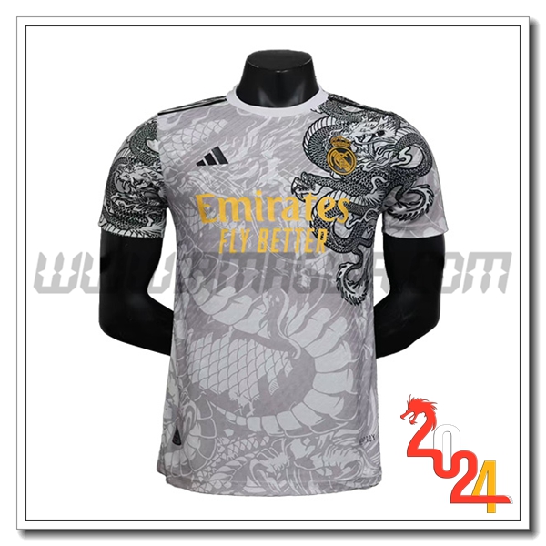 Maglia Calcio Real Madrid Edizione speciale 2024 2025 Bianco