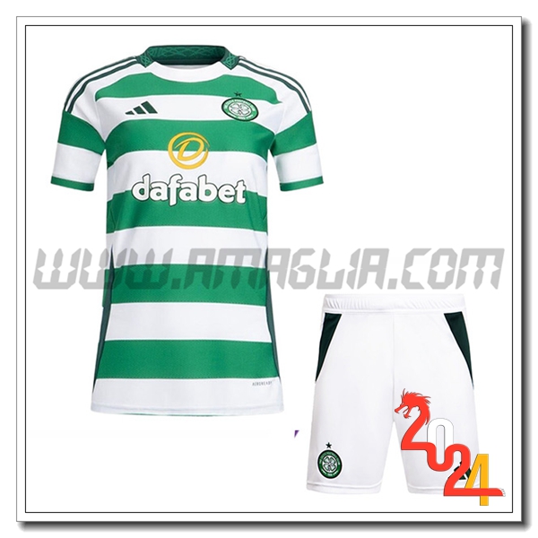 Nuovo Kit Maglia Celtic FC Bambino Prima 2024 2025