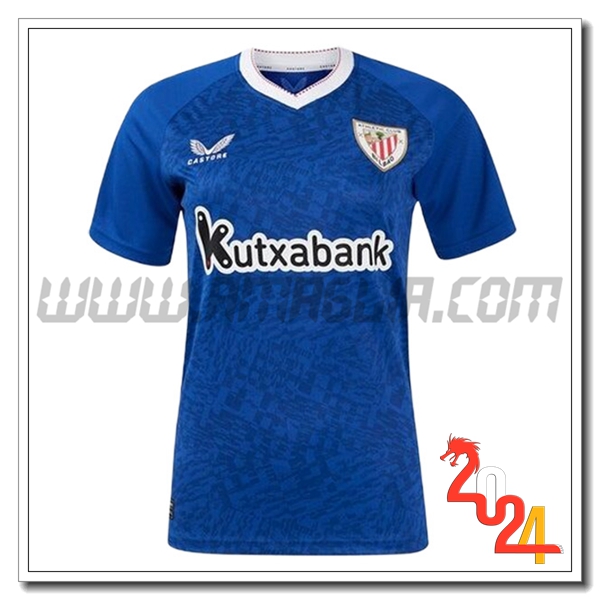 Nuovo Maglia Calcio Athletic Bilbao Donne Seconda 2024 2025