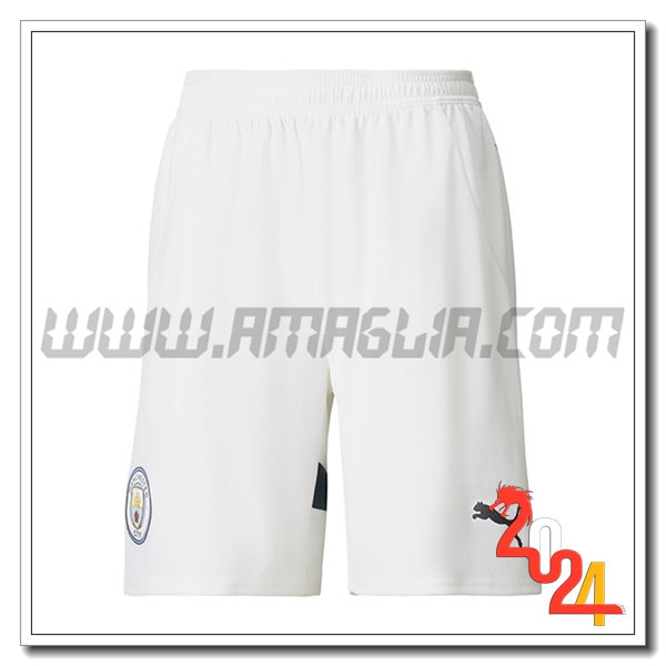 Prima Pantaloncini Calcio Manchester City 2024 2025